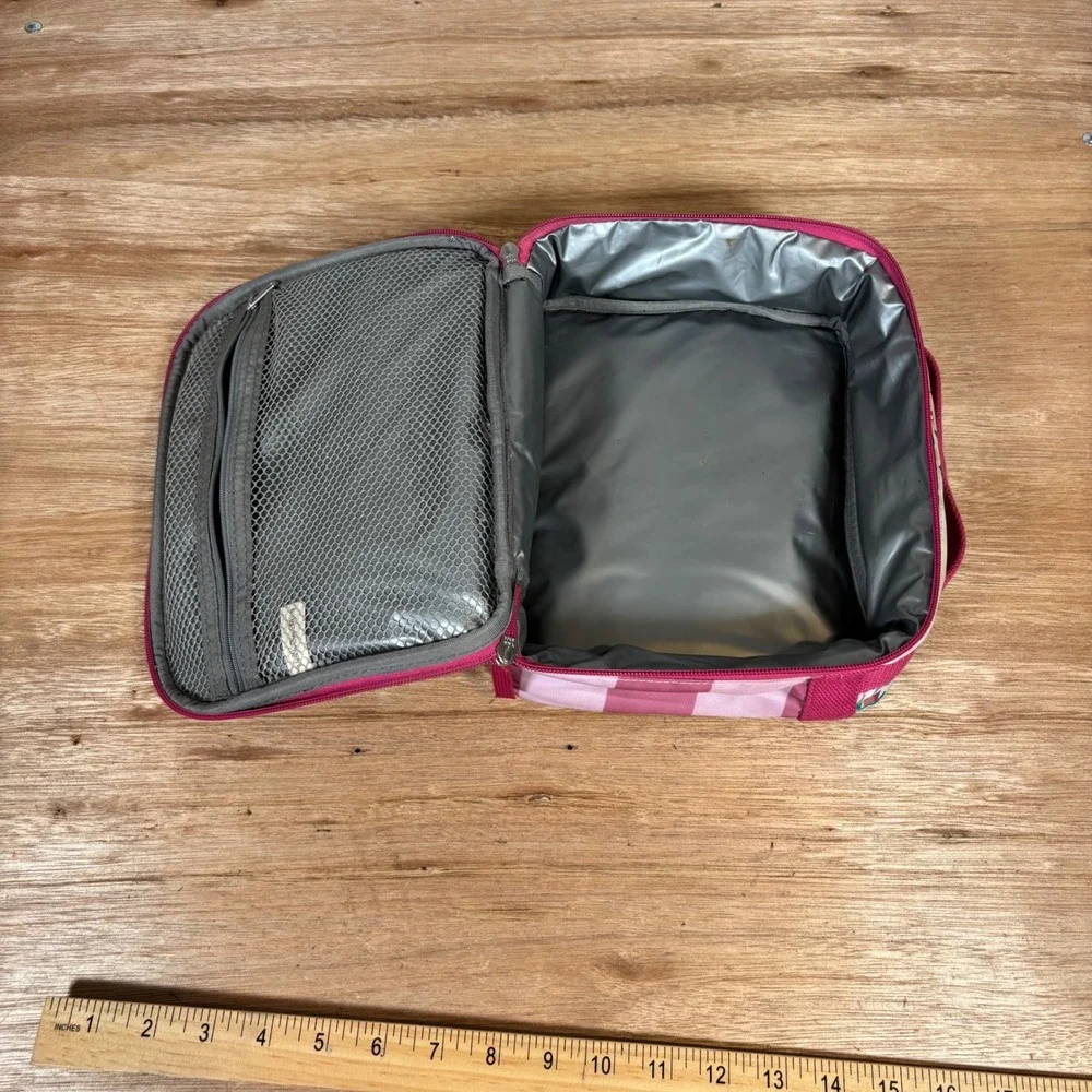 Matilda Jane Floral Ruffle Insulated Lunch Bag Pink Striped Botanical Box